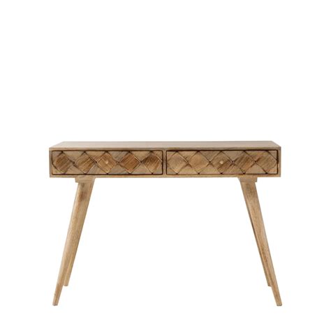 Toft Console Table Burnt Wax Luxury Furniture Moss Lane