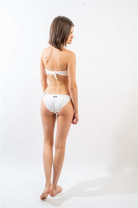 Costume Bikini MC St Barth Libramoon Frou Frou Top Slip Taglia S Colore SC Livio Sport