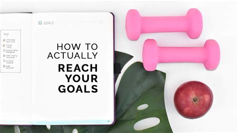 How To Actually Reach Your Goals A Step By Step Guide Youtube