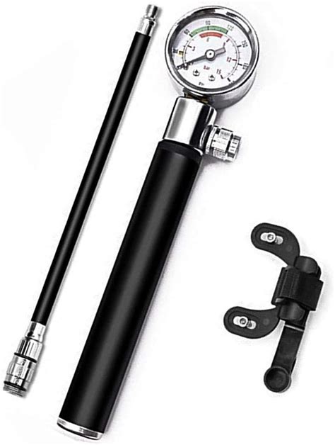 Bike Frame Mounted Pumps With Pressure Gauge Hand Mini Air Pump Bike