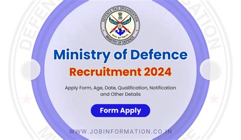 Ministry Of Defence Recruitment Pdf Apply Form Age Date