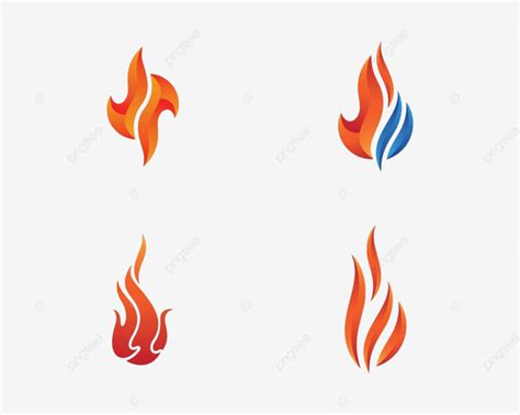 Fire Symbol Illustration Heat Sparks Wildfire Vector Heat Sparks