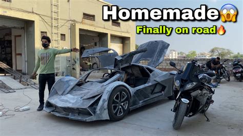 Finally Homemade Lamborghini Terzo On Road Youtube