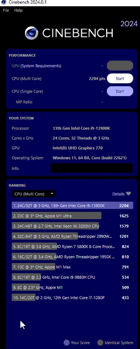 Cinebench Benchmarking General Extremehw