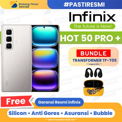 Jual Infinix Hot 50 Pro 8GB 256GB Layar 120Hz 50MP 5000mAh Fast Charging Garansi Resmi 1
