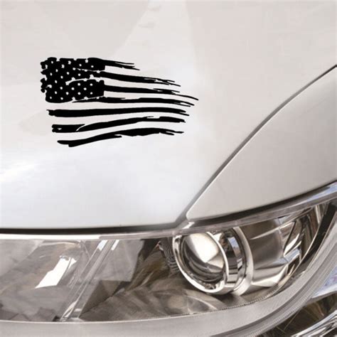 American Flag For Auto Car Bumper Window Vinyl Decal Sticker Decor