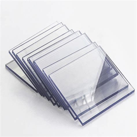 China 1mm Hard Plastic Transparent Clear PVC Sheet For Laser Engraving