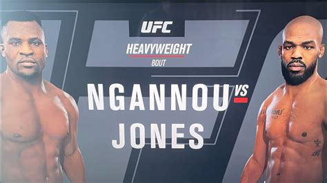 Francis Ngannou Vs Jon Jones Ufc 4 Youtube