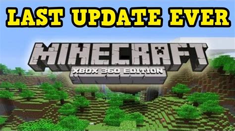 Xbox 360 Minecraft Update