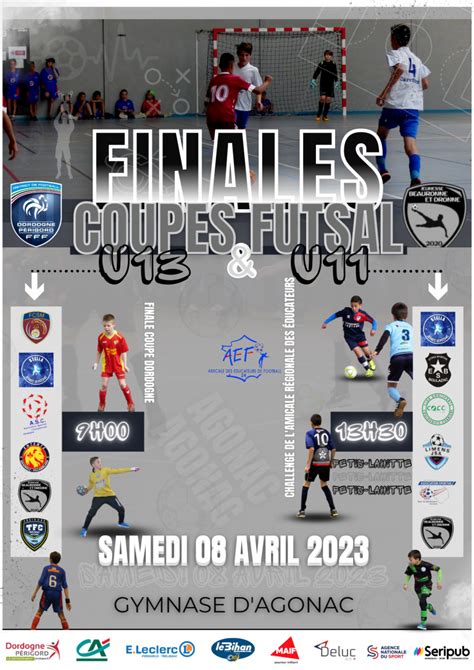 Les Coupes Futsal U Et U Sur Le Chemin Dagonac District De