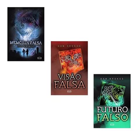 Kit 3 Livros Trilogia Falsa Memória Falsa Visão Falsa Futuro