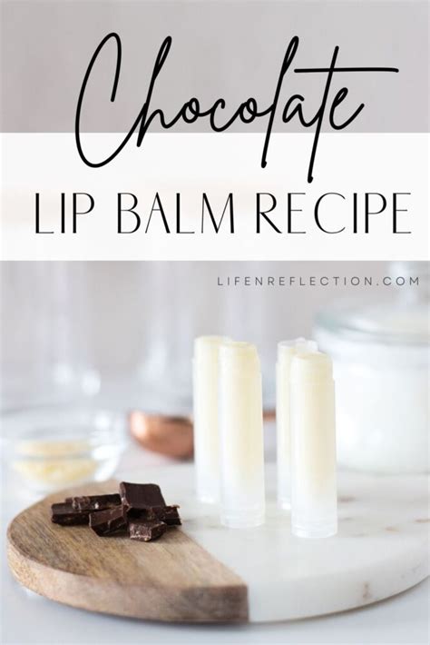 Chocolate Lip Balm Recipe: Dessert-Worthy