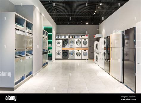 Interior Of Premium Home Appliance Store In A Mall Stock Photo Alamy