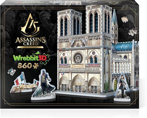 Wrebbit D Assassins Creed Unity Rompecabezas D Notre Dame