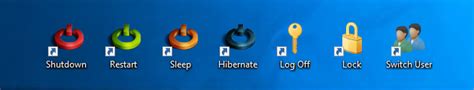 How To Create Shortcuts For Shutdown Restart Sleep Hibernate Lock