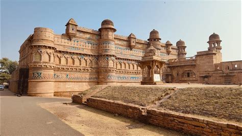 Gwalior Fort जहगर महल शहजह महल रज मन सह महल भलभलईय