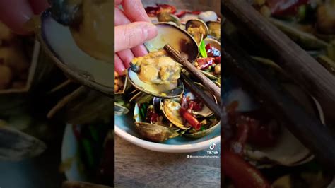 Spicy Clams Stir Fry Youtube