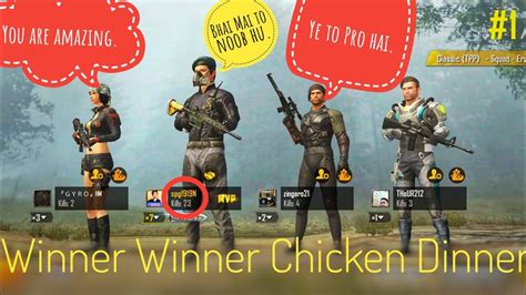 Kills Pubg Mobile Winner Winner Chicken Dinner Spg