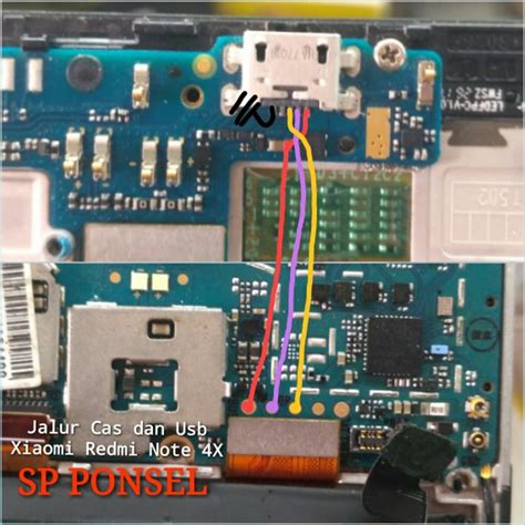 Teknisi Otodidak Solusi Jalur Cas Dan Usb Xiaomi Redmi Note 4x Not Charging