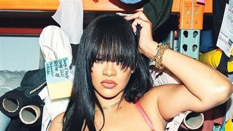 Pregnant Rihanna Shows Off Growing Baby Bump In Racy Underwear Snaps