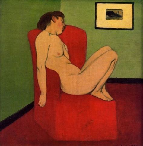 Seated Female Nude Felix Vallotton