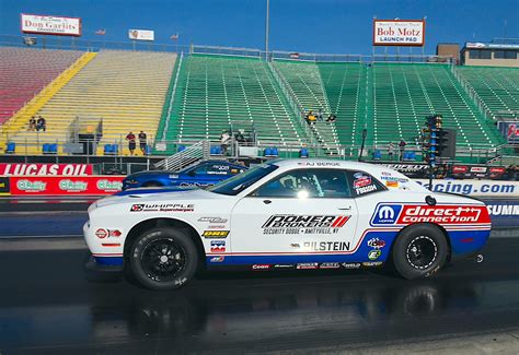 AJ Berge And His Challenger Drag Pak Win Norwalk Dodge Garage