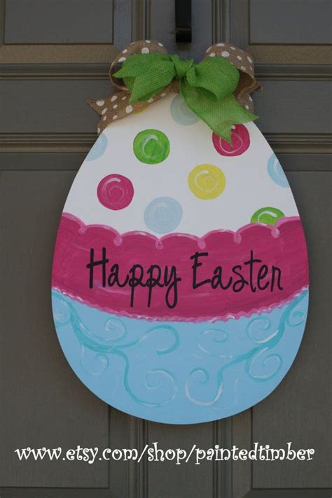 Egg Spring Easter Door Hanger Easter Door Hanger Easter Door