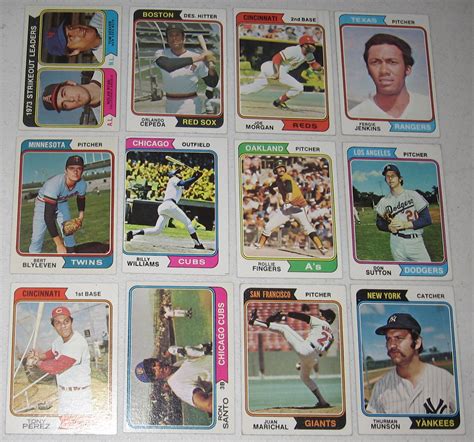 Lot Detail Topps Baseball Complete Set W Winfield Rookie