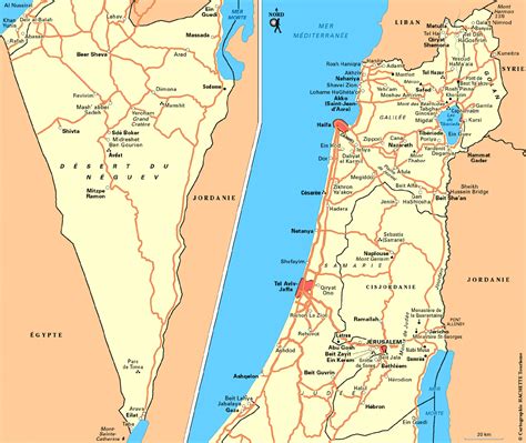 Carte Israel Image Et Plan Arts Et Voyages