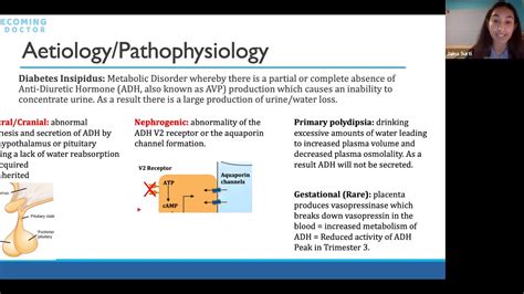 Online Tutorial Diabetes Insipidus Endocrinology Youtube