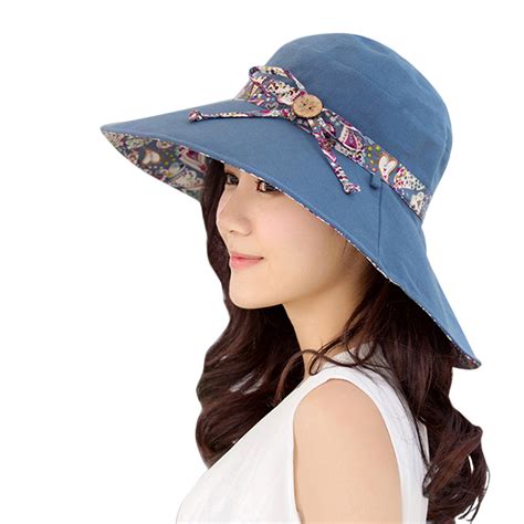 Tureclos Summer Women Beach Wide Brim Hat Sun Cap With Bowtie