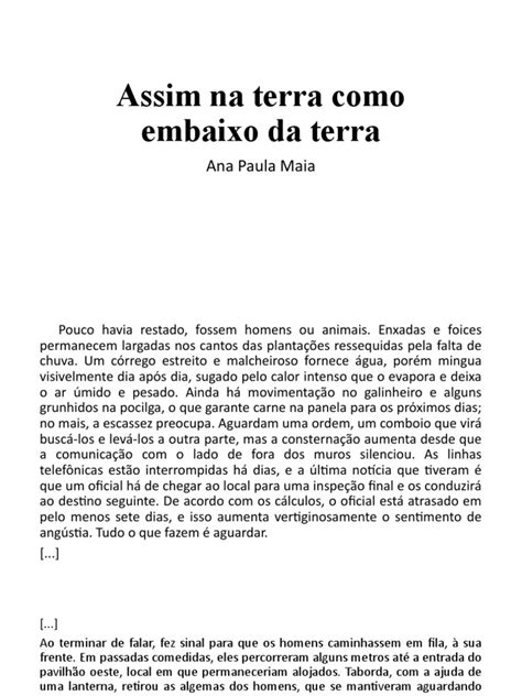 Assim Na Terra Como Embaixo Da Terra Pdf Terra