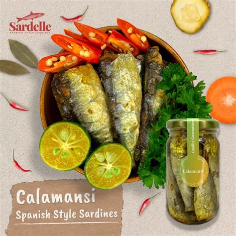 Sardelle Calamansi Premium Spanish Style Sardines In Corn Oil Authentic