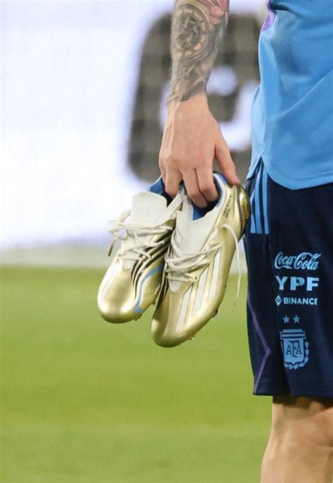 New Messi Cleats 2022 Gold