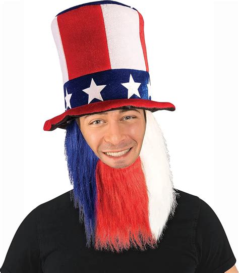 Forum Novelties Mens Uncle Sam Velvet Adult Top Hat 100 Satisfaction