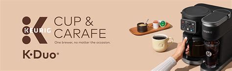 Amazon Keurig K Duo Hot Iced Single Serve Carafe Coffee Maker MultiStream Technology