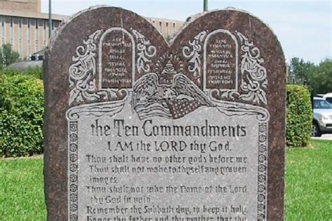 Oklahoma Opens Vote To Bring Ten Commandments Monument Back World