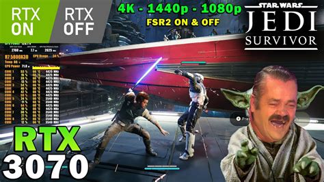 Star Wars Jedi Survivor Ray Tracing On Off Rtx X D K