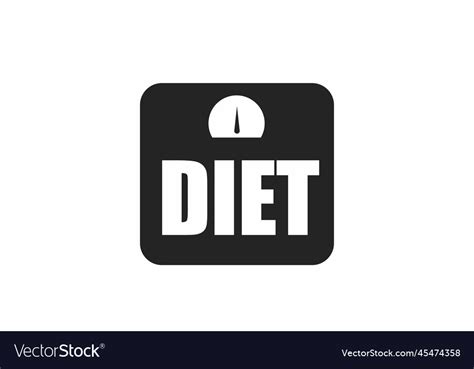 diet icon  sign royalty  vector image vectorstock