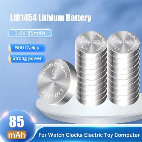 Lir Lir V Mah Lithium Rechargeable Battery For Remote