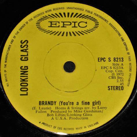 Looking Glass Brandy You Re A Fine Girl 1972 Solid Centre Oval Logo Vinyl Discogs