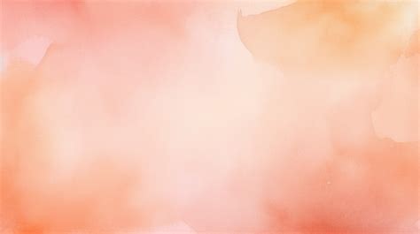 Soft And Elegant Peach Watercolor Background With Textured Paper Art