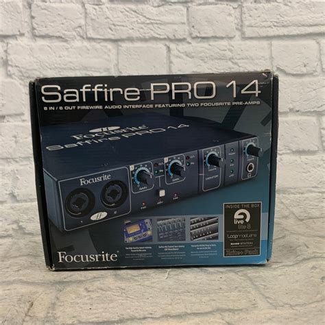 Focusrite Saffire Pro 14 Firewire Interface Evolution Music