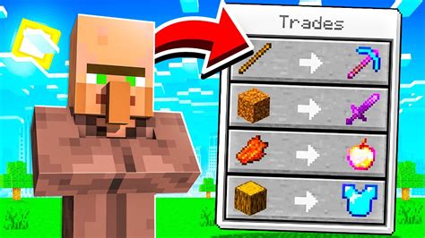 Minecraft Maar Villagers Ruilen Mega Sterke Items Youtube