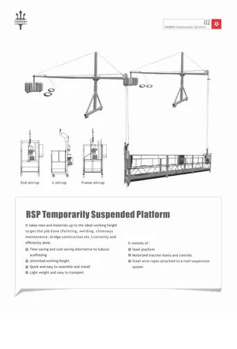 Namah Double Decker Suspended Platform At Best Price In Mumbai