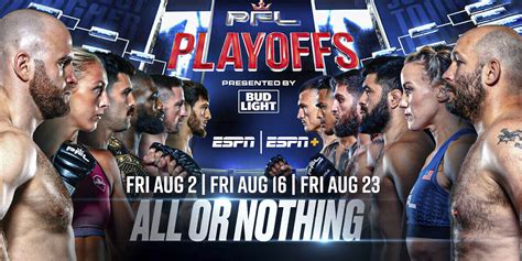 PROFESSIONAL FIGHTERS LEAGUE ANNOUNCES ADDITIONAL BOUTS FOR PFL PLAYOFF