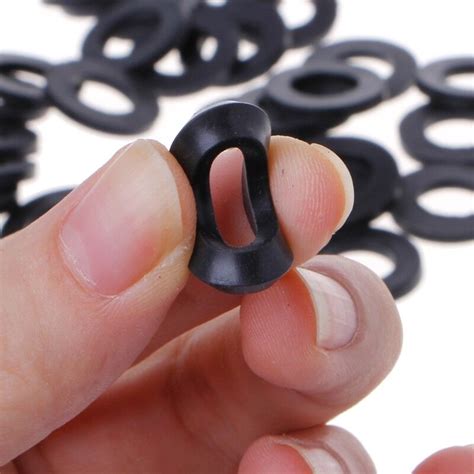 100pcs Flat Rubber O Ring Seal Hose Gasket Rubber Washer Lot For Faucet