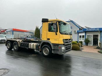 Mercedes Benz Actros Abrollkipper Lift Und Lenkachse Hook Lift