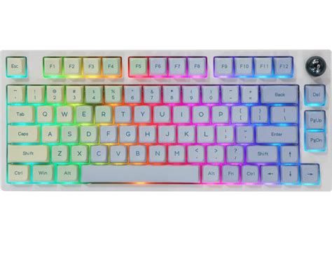 Used EPOMAKER TH80 Pro 75 Hot Swap RGB 2 4Ghz Bluetooth TH80 Pro