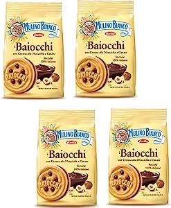 Mulino Bianco Biscuits i Baiocchi à la crème noisette et cacao